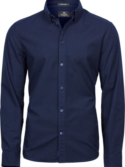 Tee Jays Men's Urban Oxford Shirt Navy Blue