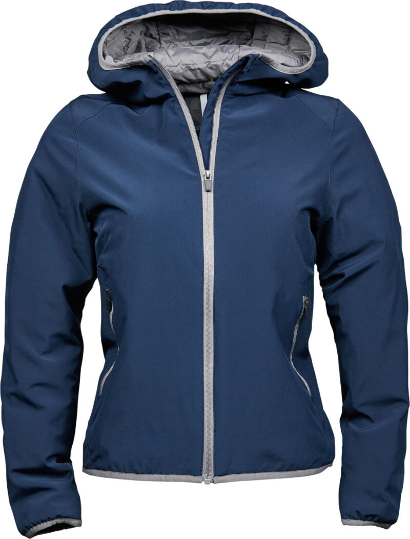Tee Jays Ladies' Competition Jacket Navy and Light Grey