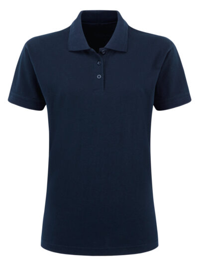 Ultimate Clothing Company Ladies' 50/50 220gsm Pique Polo Navy Blue