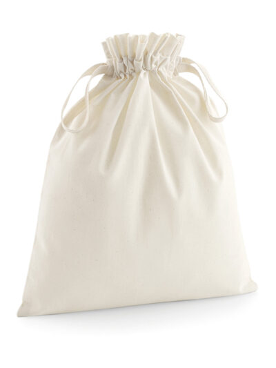 Westford Mill Organic Cotton Draw Cord Bag Natural