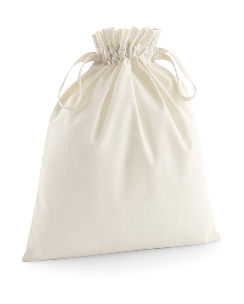 Westford Mill Organic Cotton Draw Cord Bag Natural