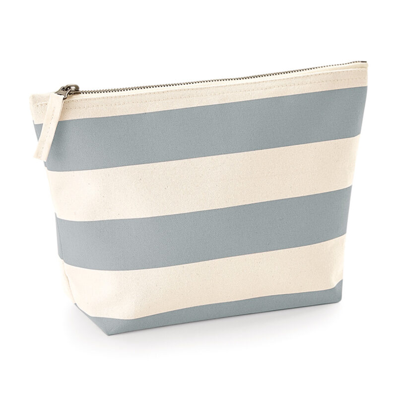 Westford Mill Nautical Accessory Bag Nautral and Grey