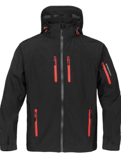 Stormtech Men's Expedition Softshell Black and Red