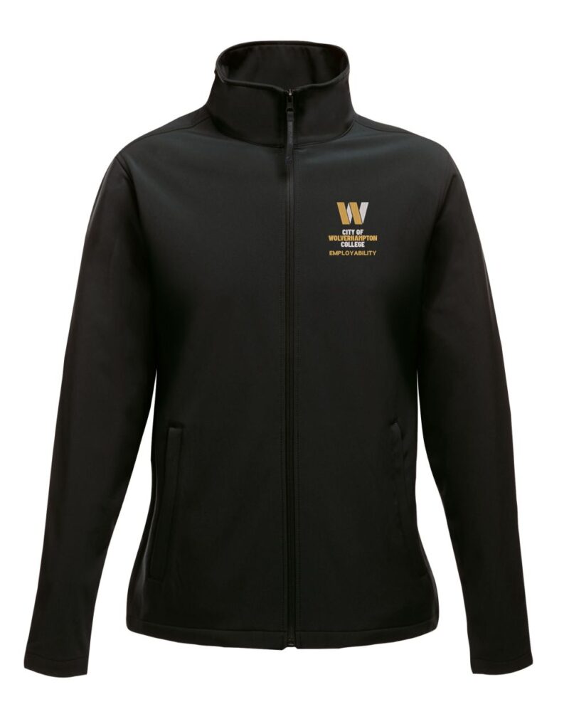 WolvColl TRA629 Wms Employab Softshell Blk
