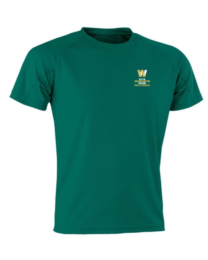 WolvColl Public S287X Aircool Tee Bottle Green